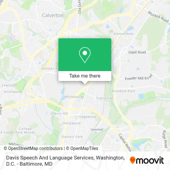 Davis Speech And Language Services map