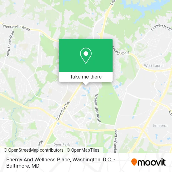 Energy And Wellness Place map