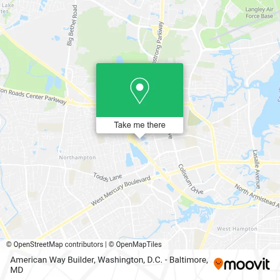 American Way Builder map