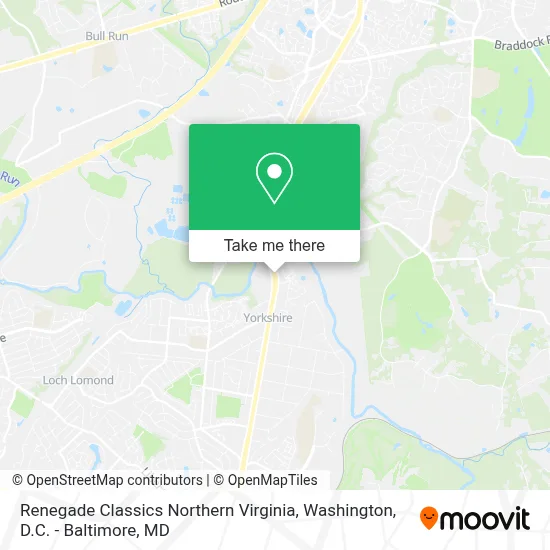 Renegade Classics Northern Virginia map