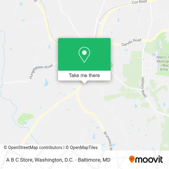 A B C Store map