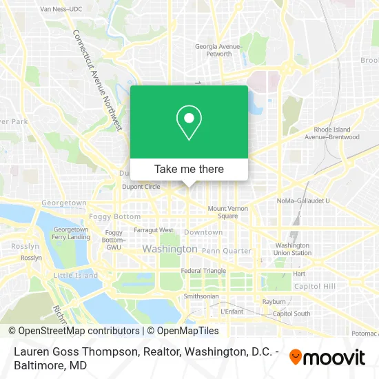 Lauren Goss Thompson, Realtor map