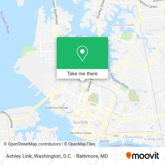 Ashley Link map