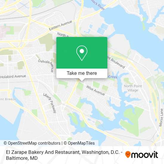 El Zarape Bakery And Restaurant map