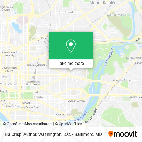 Ba Crisp, Author map
