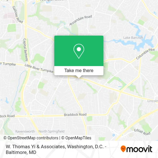 W. Thomas Yi & Associates map