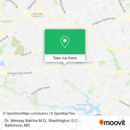 Dr. Messay Balcha M.D. map