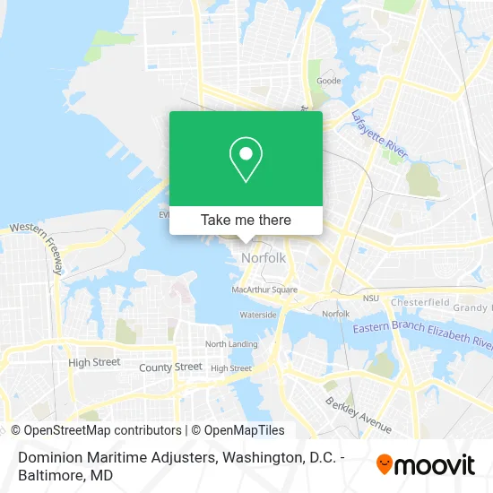 Dominion Maritime Adjusters map