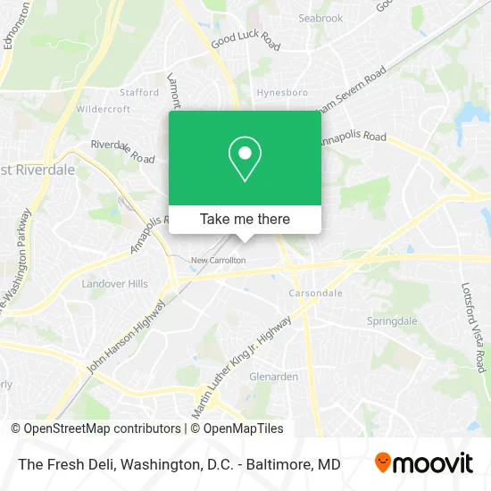 The Fresh Deli map