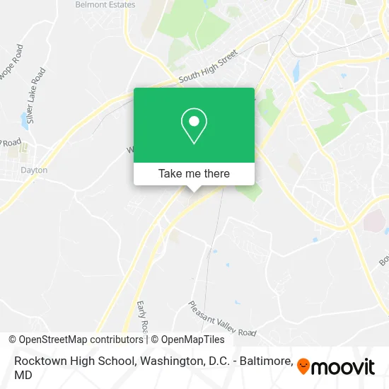Rocktown High School map
