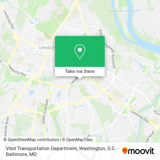 Vdot Transportation Department map