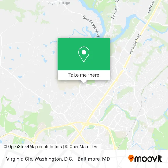 Virginia Cle map