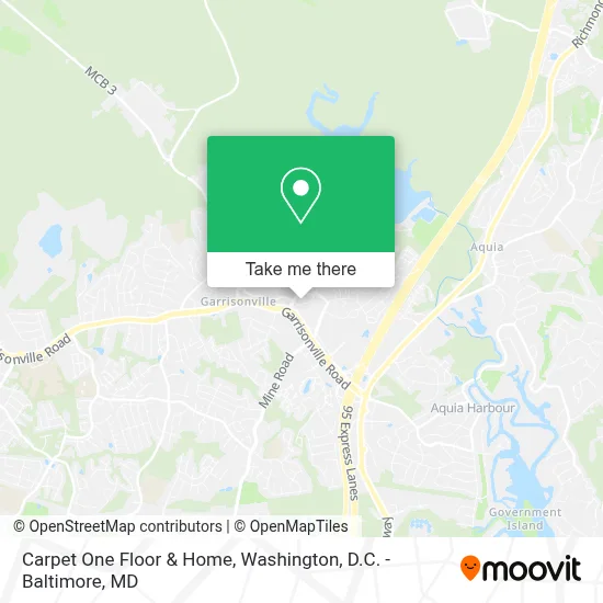 Carpet One Floor & Home map