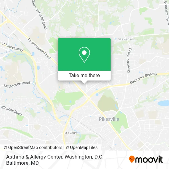Asthma & Allergy Center map