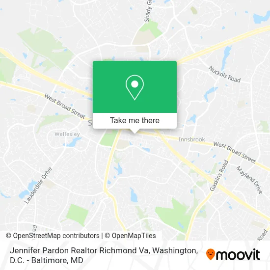 Jennifer Pardon Realtor Richmond Va map
