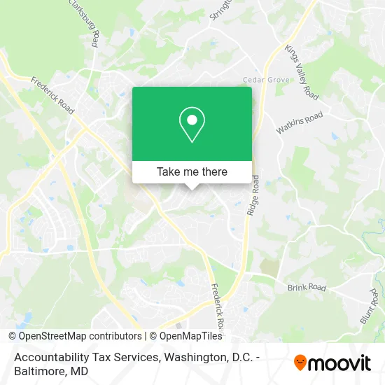 Accountability Tax Services map