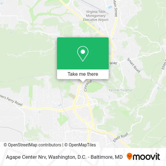 Agape Center Nrv map