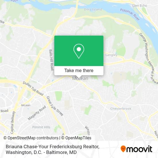 Briauna Chase-Your Fredericksburg Realtor map