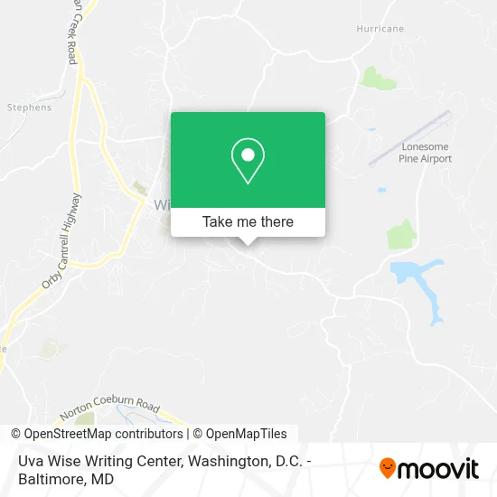 Uva Wise Writing Center map