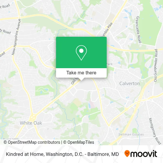 Kindred at Home map