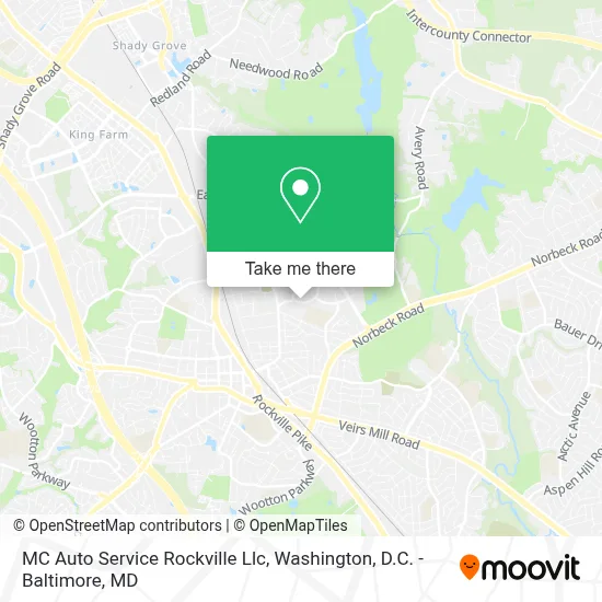 MC Auto Service Rockville Llc map