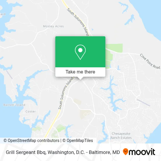 Grill Sergeant Bbq map