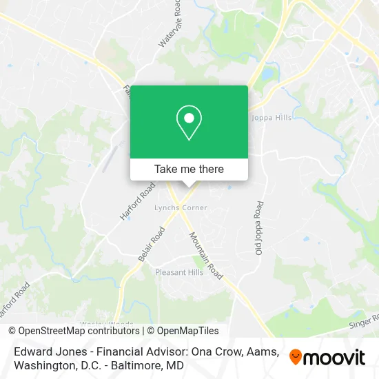 Edward Jones - Financial Advisor: Ona Crow, Aams map