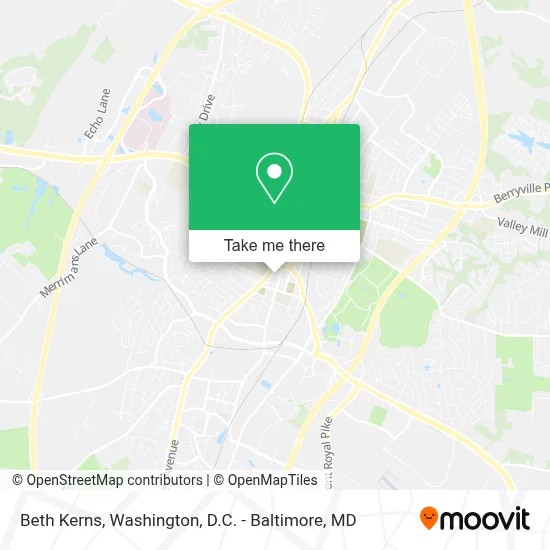 Beth Kerns map