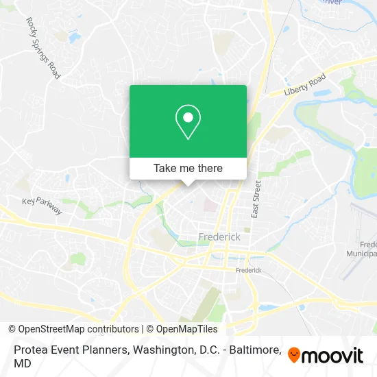 Protea Event Planners map