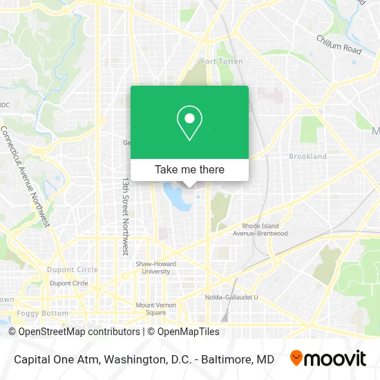 Capital One Atm map