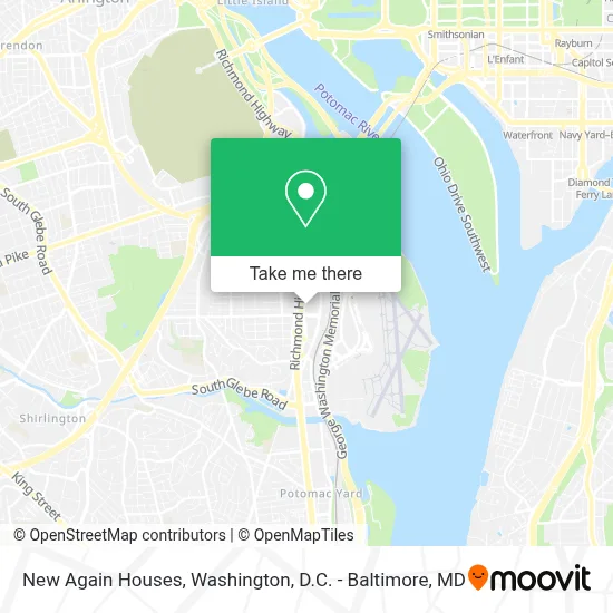 New Again Houses map