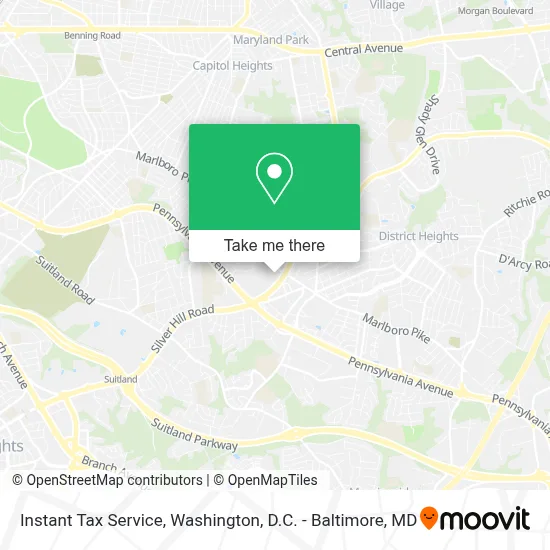 Instant Tax Service map