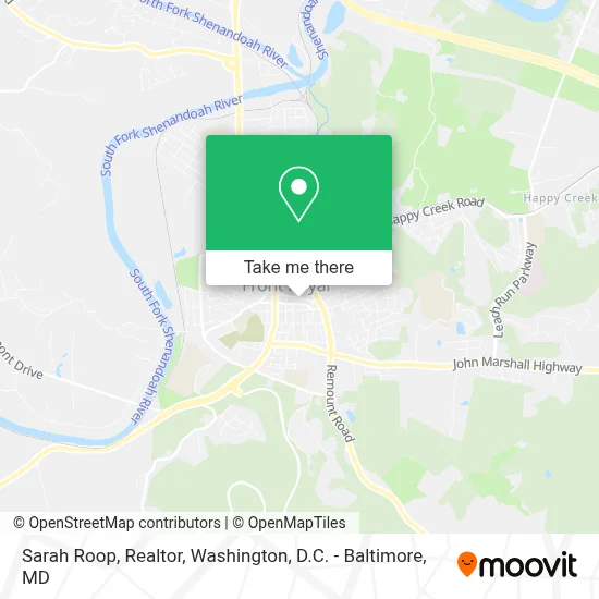 Sarah Roop, Realtor map