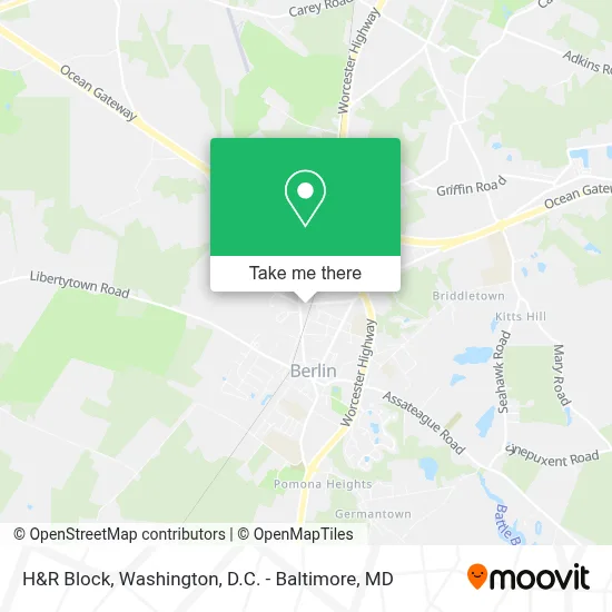 H&R Block map