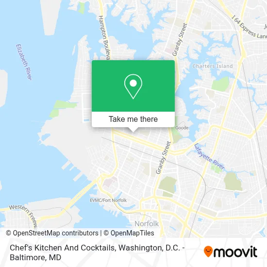 Chef's Kitchen And Cocktails map