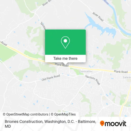 Briones Construction map