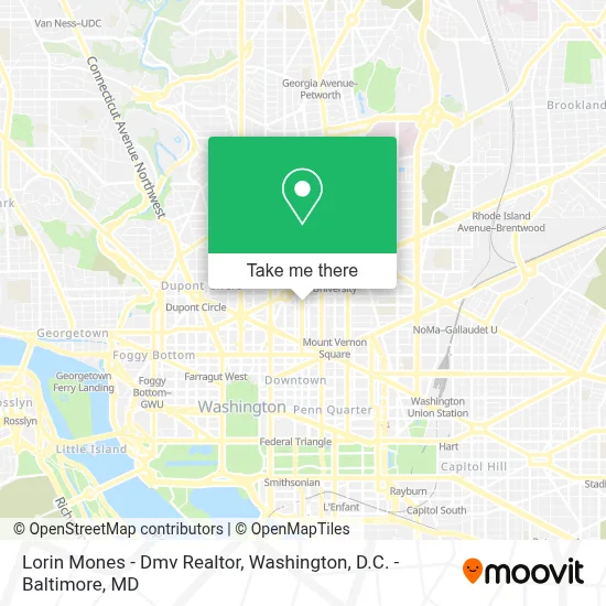 Lorin Mones - Dmv Realtor map