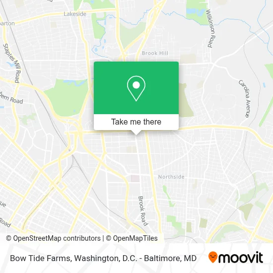Bow Tide Farms map