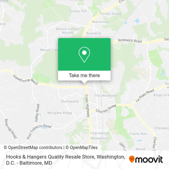 Hooks & Hangers Quality Resale Store map