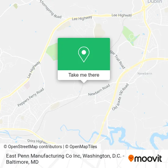 East Penn Manufacturing Co Inc map