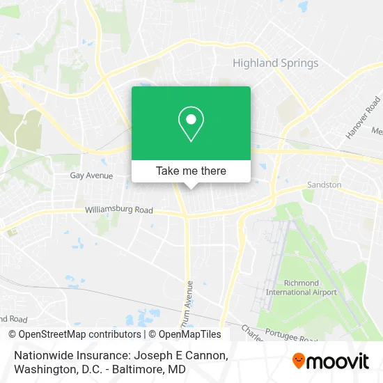 Nationwide Insurance: Joseph E Cannon map