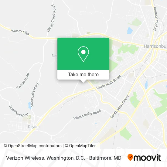 Verizon Wireless map