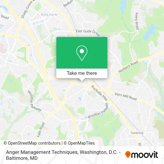 Anger Management Techniques map