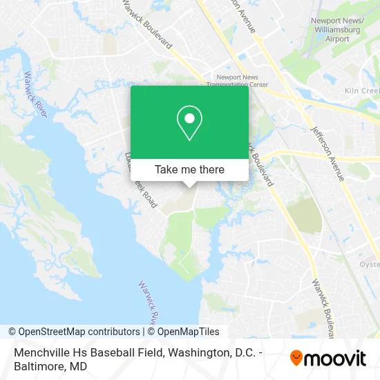 Menchville Hs Baseball Field map