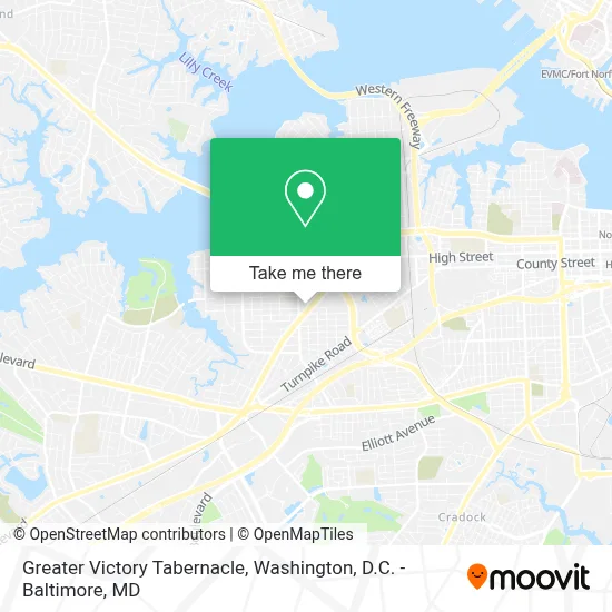 Greater Victory Tabernacle map