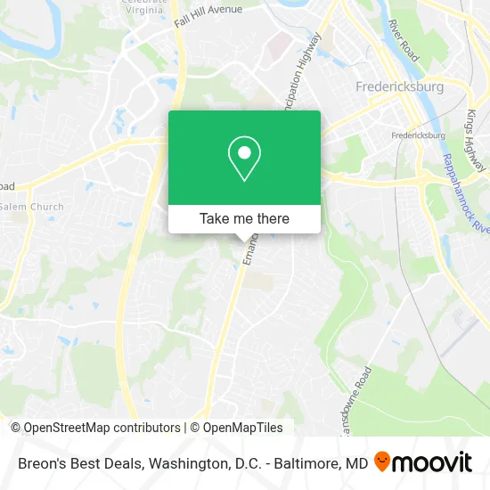 Breon's Best Deals map