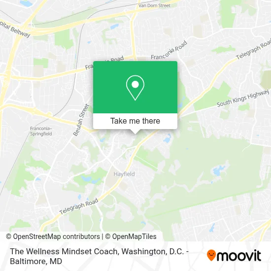 The Wellness Mindset Coach map