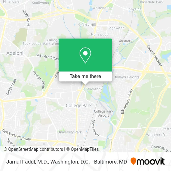 Jamal Fadul, M.D. map