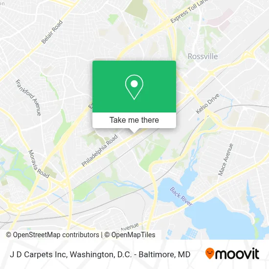 J D Carpets Inc map