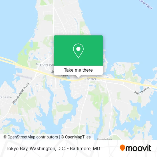 Tokyo Bay map